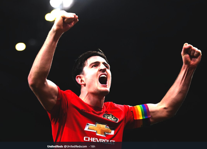 Kapten anyar Manchester United, Harry Maguire.