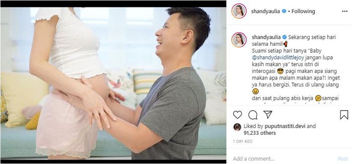 Shandy Aulia beberkan sifat protektif sang suami.