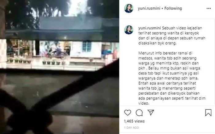 Tangkap layar Instagram @yuni.rusmini