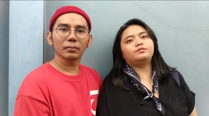 Krisna Fahrezi dan Dea, sahabat dan manager Nikita Mirzani saat Grid.ID jumpai dikawasan Tendean, Jakarta Selatan, Senin (3/2/2020).