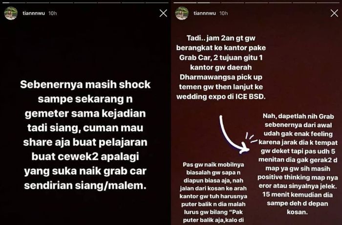 Kisah penumpang taksi online yang mengira bakal diculik