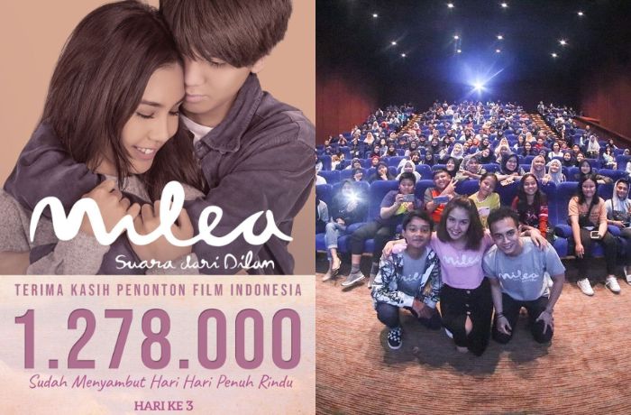 Jumlah penonton film Milea: Suara dari Dilan pada hari pertama lebih dari 1,2 juta penonton yang menyaksikan. 