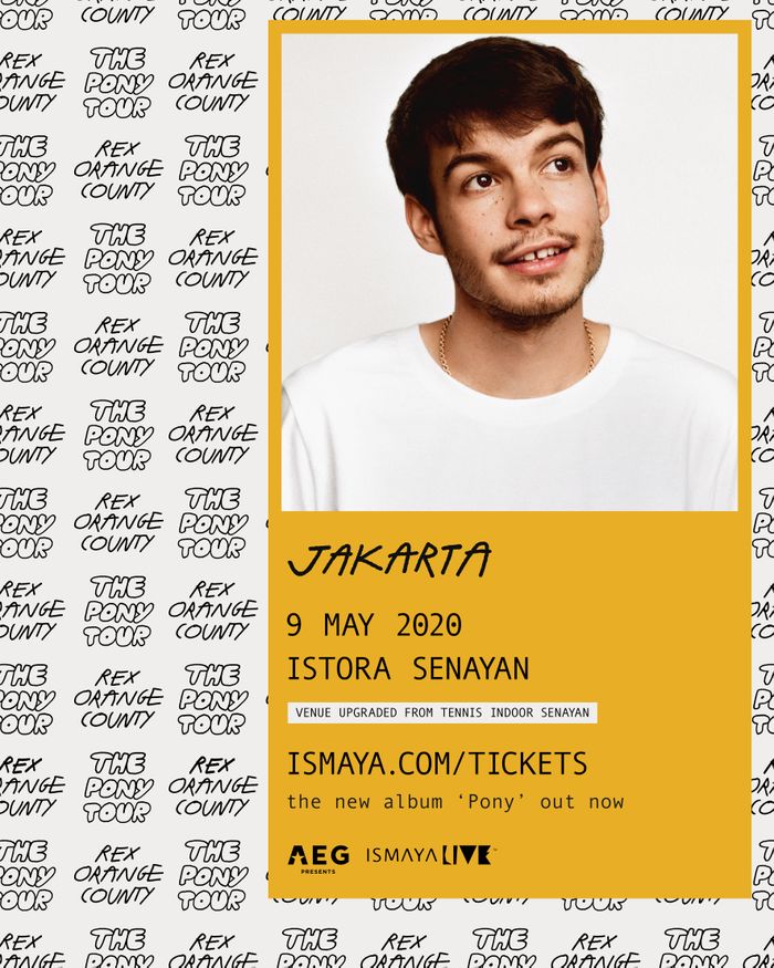 Rex Orange County Jakarta - Main Artwork (Istora Senayan).