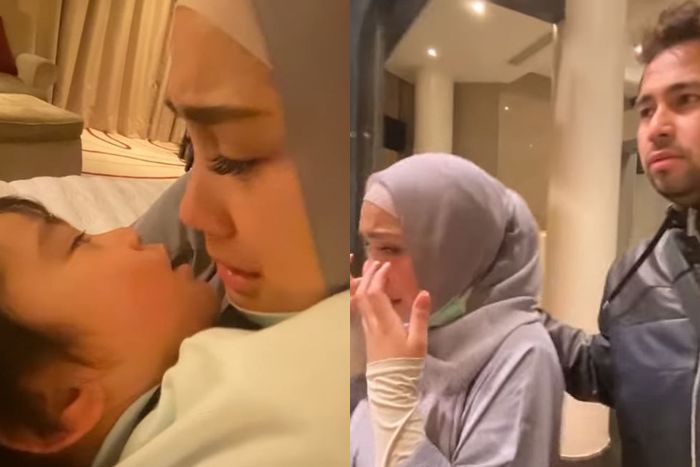 Berurai Air Mata, Raffi Ahmad dan Nagita Slavina Terpaksa Pergi Tinggalkan Rafathar