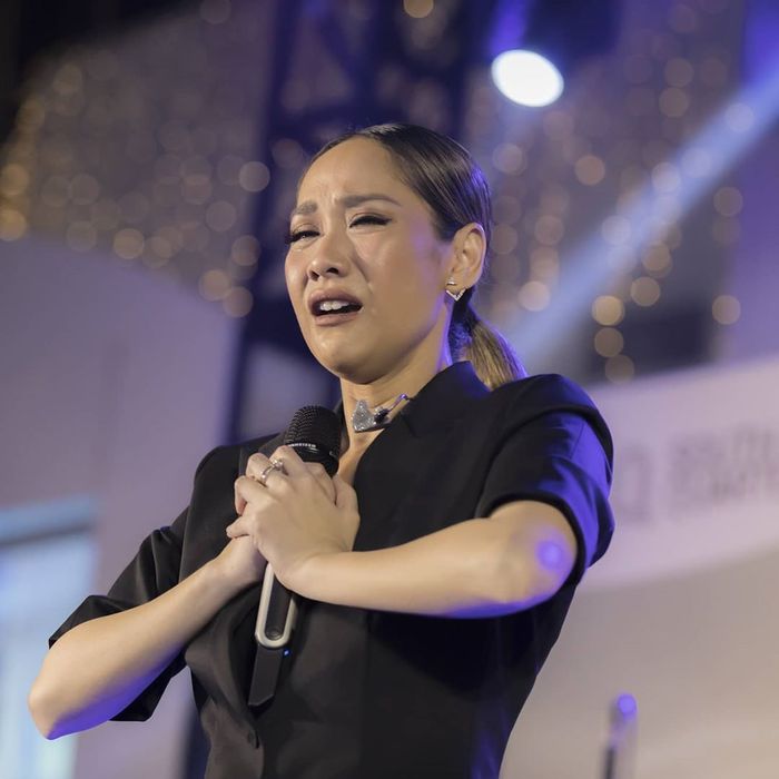 BCL saat tampil dalam acara Friday Fusion di SQ Dome, Cilandak, Jakarta Selatan