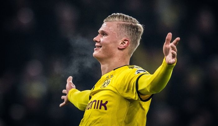 Pemain Borussia Dortmund, Erling Haaland.