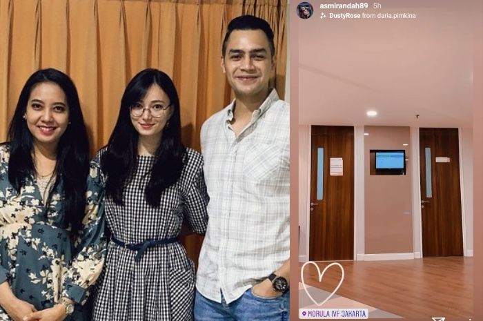 Postingan Asmirandah saat berada di rumah sakit demi menjalani program bayi tabung