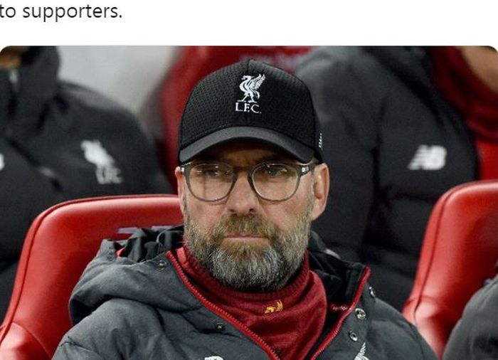 Pelatih Liverpool, Juergen Klopp.