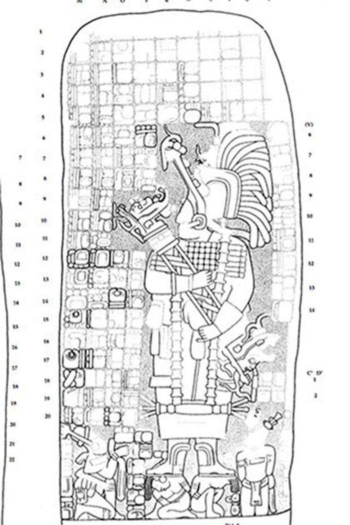 Jalanan itu diketahui dibangun oleh ratu Coba, Lady K'awiil Ajaw, di Semenanjung Yucatan.