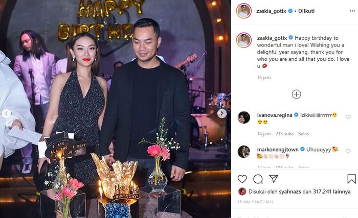 Zaskia Gotik pamerkan pacar barunya, Sirajuddin Mahmud