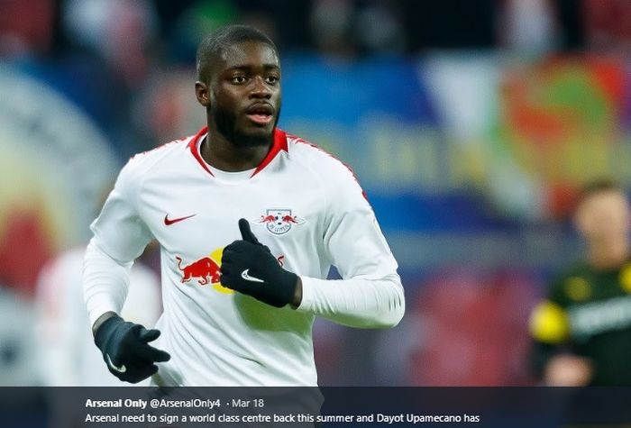 Bek tengah RB Leipzig, Dayot Upamecano, menjadi incaran klub top Eropa.