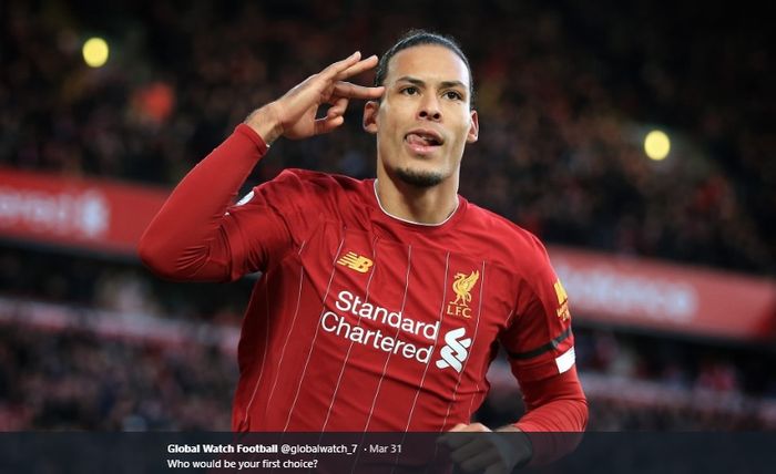 Bek tengah Liverpool, Virgil van Dijk.