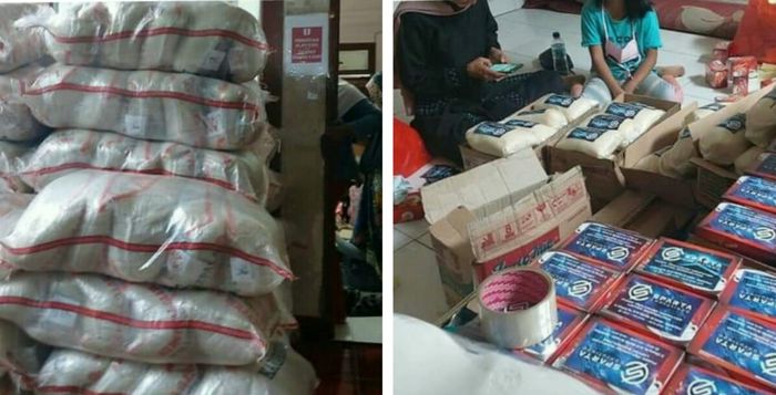 Lima ton beras dan sembako dari andika mahesa