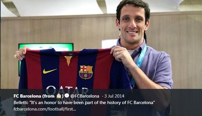 Mantan bek Barcelona, Juliano Belletti.