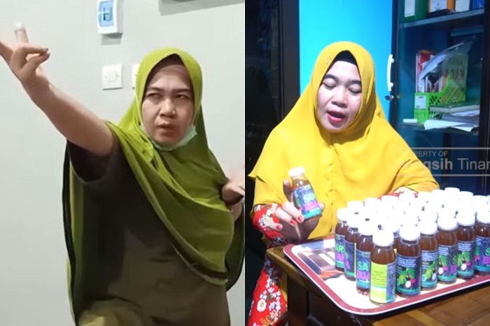 Ningsih Tinampi kembali buat geger dengan jual obat corona