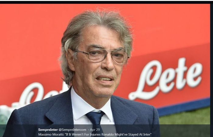 Eks Presiden Inter Milan, Massimo Moratti.