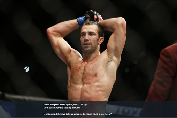 Petarung UFC asal Amerika Serikat, Luke Rockhold. 