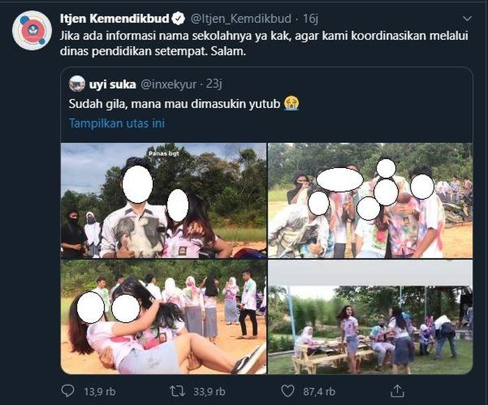 Siswa SMA Rayakan Kelulusan di Tengah Corona 