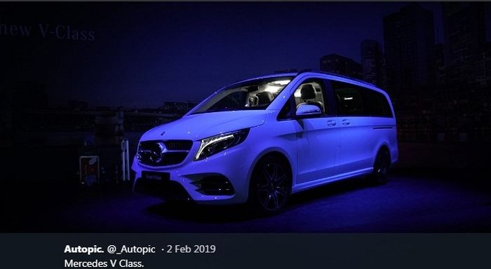 Ilustrasi Mercedes V Class