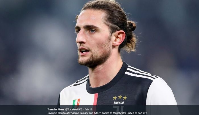 Gelandang tengah milik Juventus, Adrien Rabiot, dikabarkan membuka peluang hijrah ke Inggris dengan bergabung bersama Chelsea atau Tottenham Hotspur.