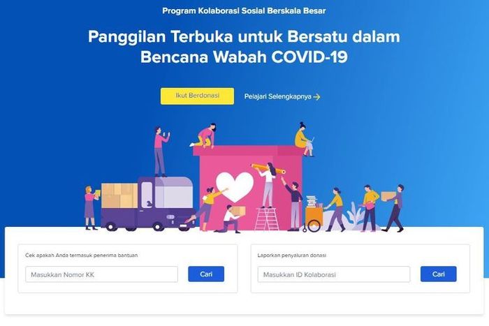 Situs untuk mengecek bansos