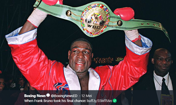 Petinju Inggris, Frank Bruno.