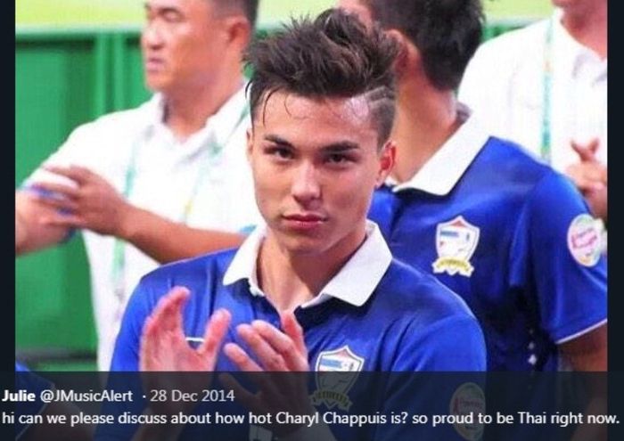 Pemain  timnasThailand,Charyl Chappuis.