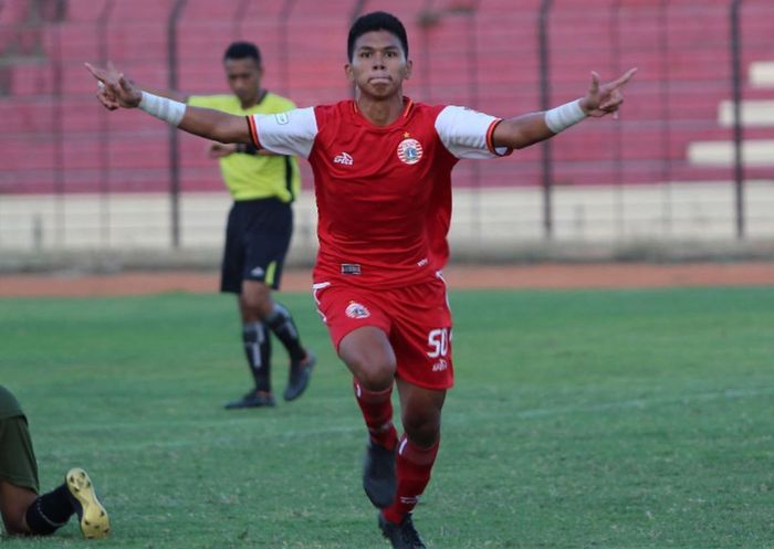 Kiper Persija Jakarta U-16, Cahya Supriadi.