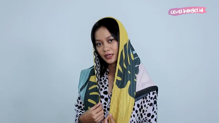 Hijab printing motif stylish untuk Lebaran