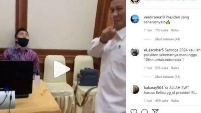 Cara Prabowo Bangunkan Stafnya yang Tertidur