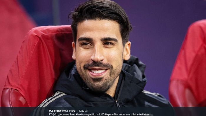 Gelandang tengah milik Juventus, Sami Khedira.