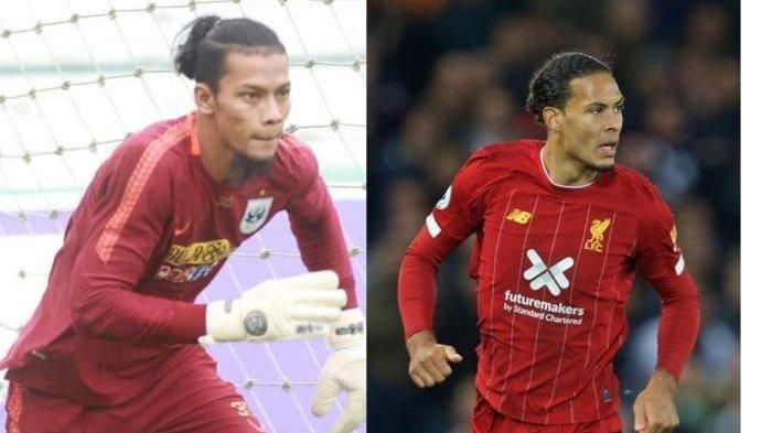 Kiper PSIS Semarang, Jandia Eka dan Bek Liverpool, Virgil van Dijk