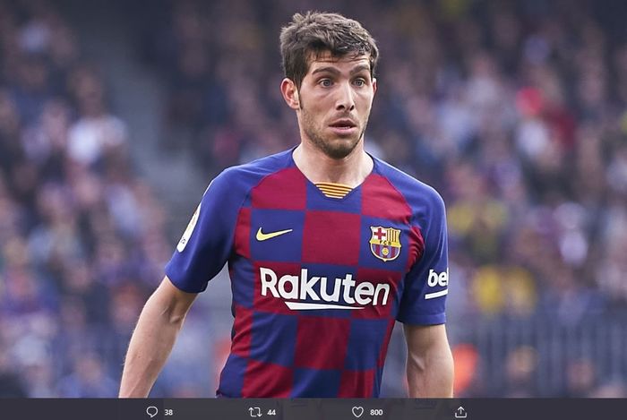 Pemain serba bisa milik Barcelona, Sergi Roberto, dikabarkan menjadi incaran Manchester City.