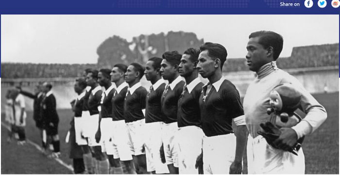 Indonesia atau dulu dikenal dengan nama Hindia Belanda menjadi tim Asia pertama yang tampil di Piala Dunia pada edisi 1938.