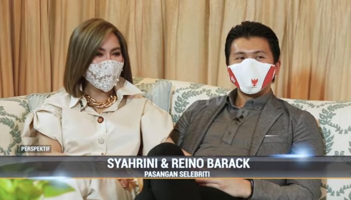 Syahrini dan Reino Barack