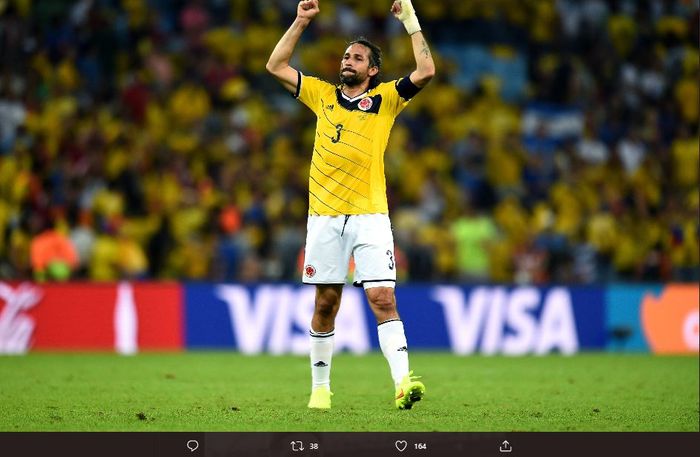 Pemain timnas Kolombia, Mario Yepes.