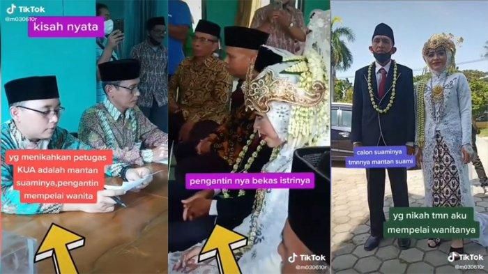 Viral seorang penghulu menikahkan mantan istri dengan temannya sendiri.
