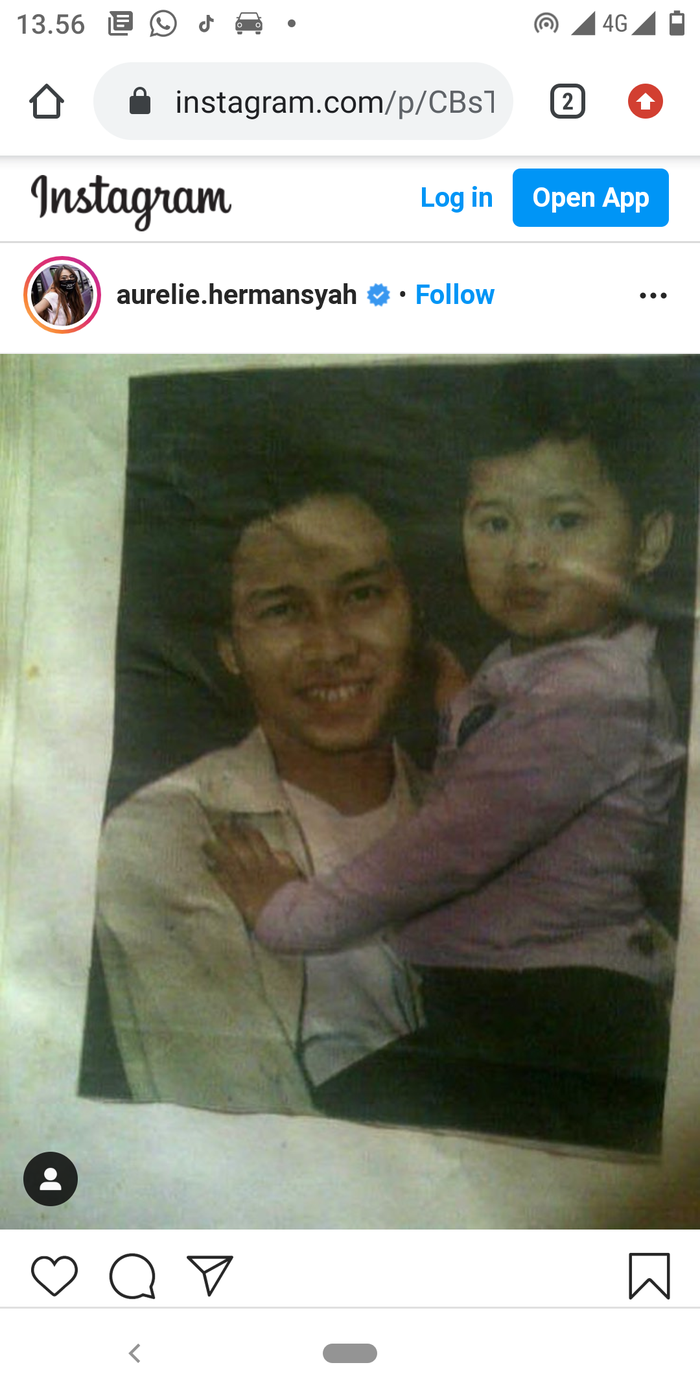 Aurel ucapkan selamat hari ayah kepasa Anang Hermansyah.