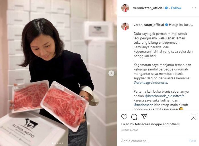 Unggahan Veronica Tan