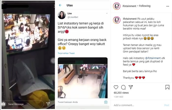 Ernest Prakasa sentil netizen yang sudutkan korban pelecehan oleh karyawan Starbuck 