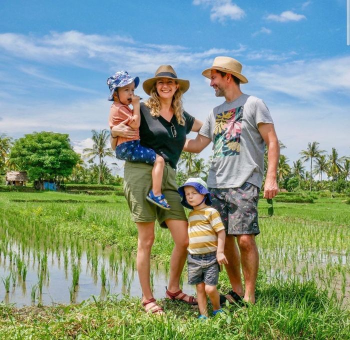 Keluarga Corine dan Dave Pruden.