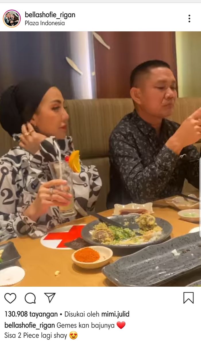 Bella Shofie bersama Daniel Rigan