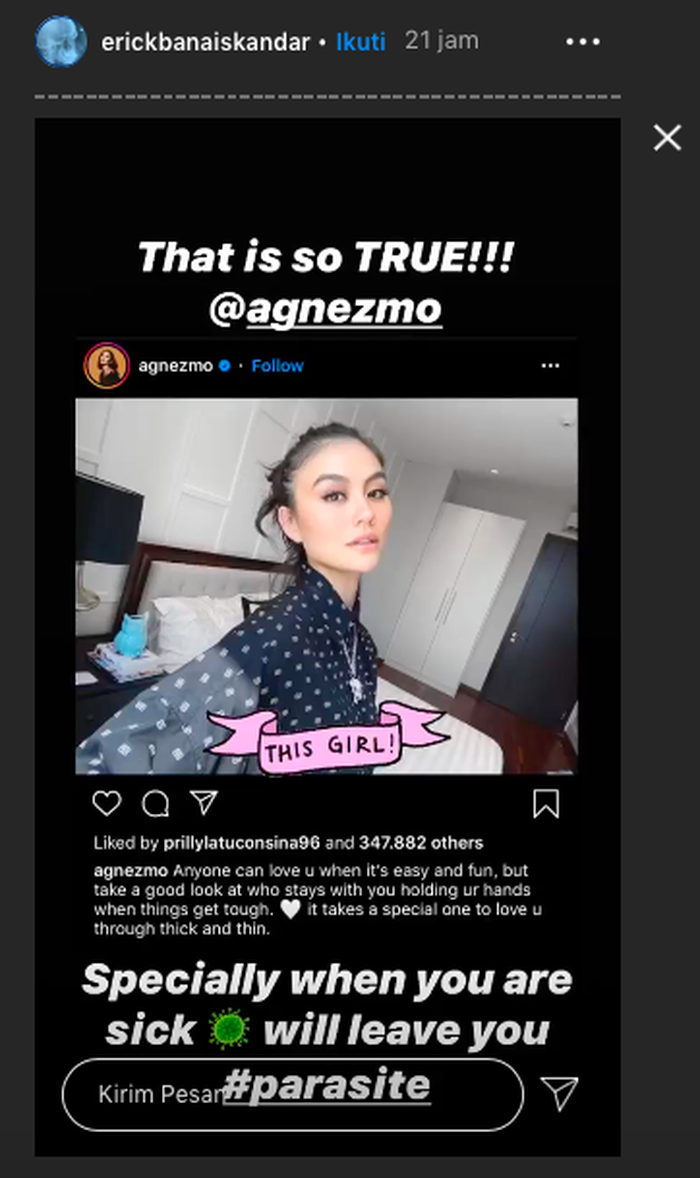 Sindiran Kakak Jessica Iskandar