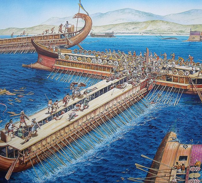 Ilustrasi Perang Salamis