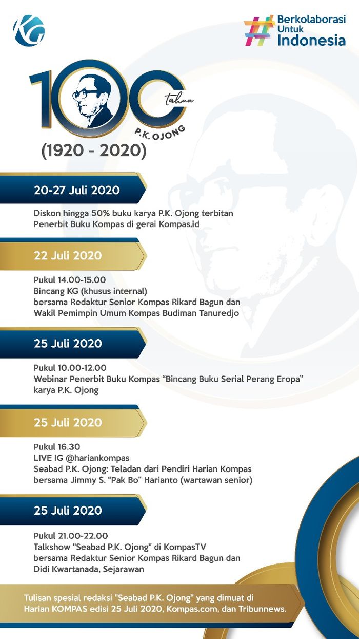 Seabad P.K. Ojong (1920 - 2020)