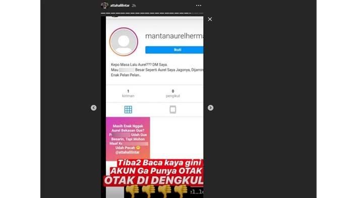 Unggahan Instagram Atta Halilintar