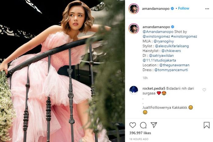 Potret cantik Amanda Manopo