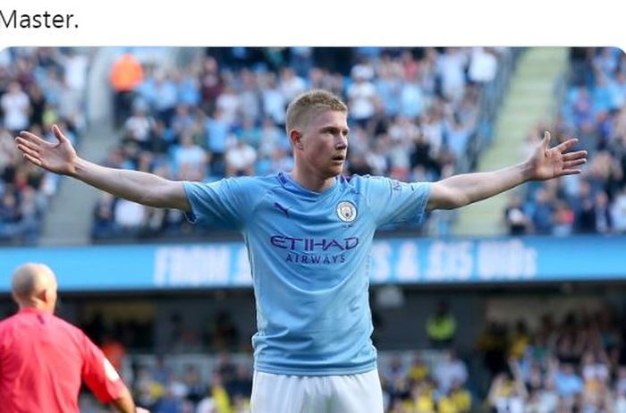 Gelandang Manchester City, Kevin De Bruyne.