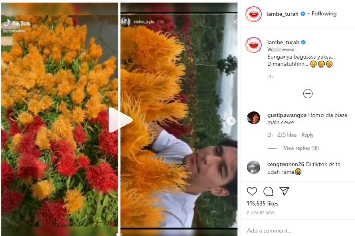 Potret perempuan yang berlibur dengan Richard Kyle.