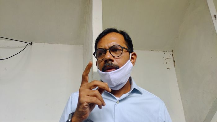 Kuasa hukum Syakir Daulay, Haris Azhar saat ditemui di Pengadilan Negeri Jakarta Selatan, Selasa (4/8/2020).